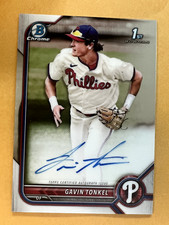 2022 Bowman Chrome Gavin Tonkel Auto Philadelphia Phillies #CPA-GTL Autograph