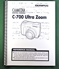 Olympus C-700 Ultra Zoom Instruction Manual: 199 Pages and Protective Covers 