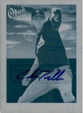 Chris Tillman 2009 TriStar Obak #27 Autograph Rookie Auto Press Plate 1/1