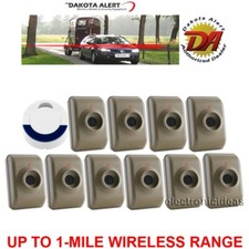 DAKOTA ALERT DCMA-4000 WIRELESS MOTION DRIVEWAY SECURITY ALARM - 10 SENSORS-NEW