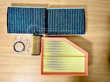 FOR BMW 520 G30 2016-2019 AIR, OIL, CABIN FILTER O.E QUALITY