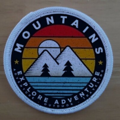 Bergwanderung Explore Trek Outdoor Patch Abzeichen Aufnäher Badges
