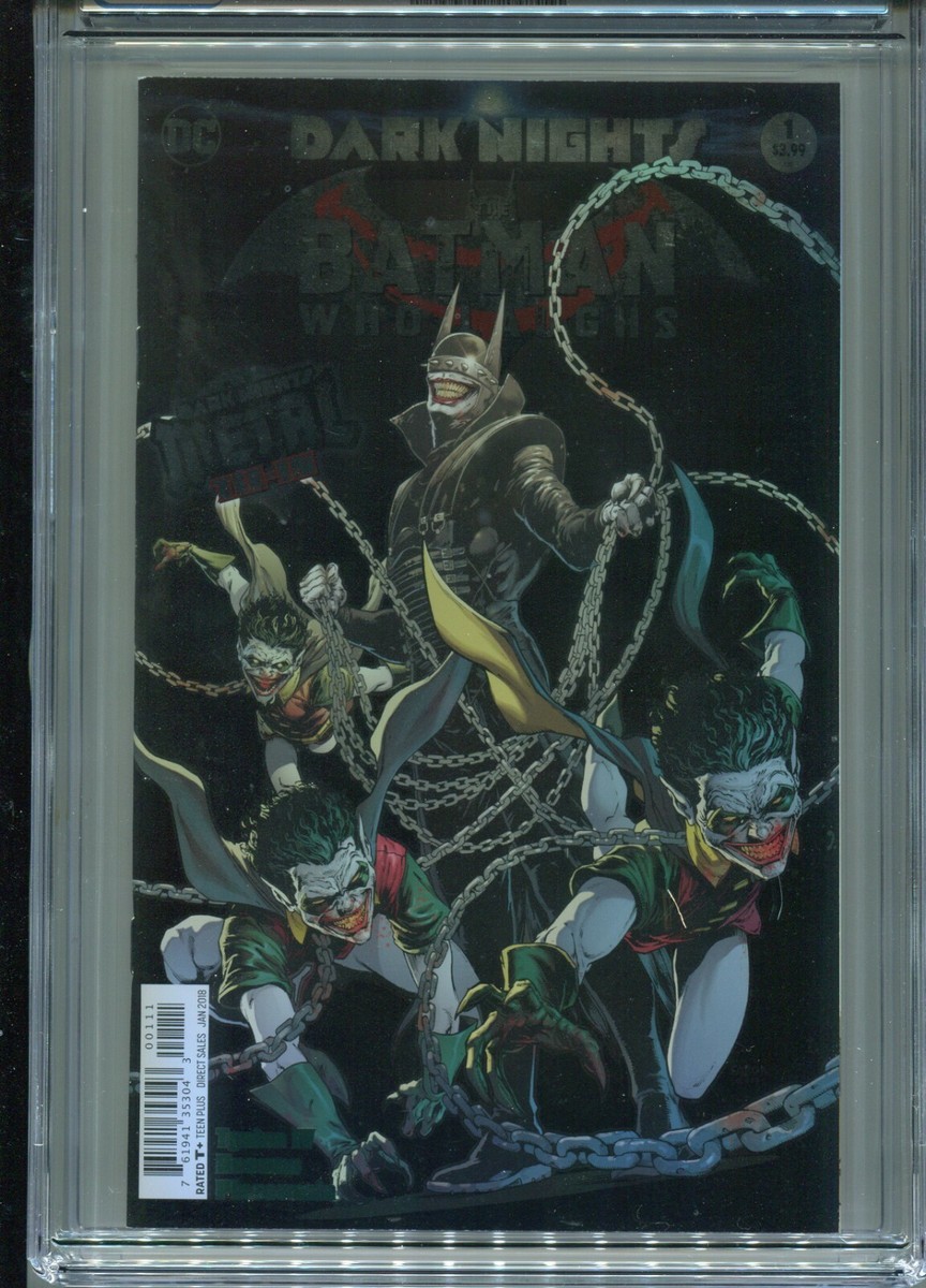 Dark Nights: The Batman Who Laughs #1 CGC 9.8 WP (Foil cover) | eBay