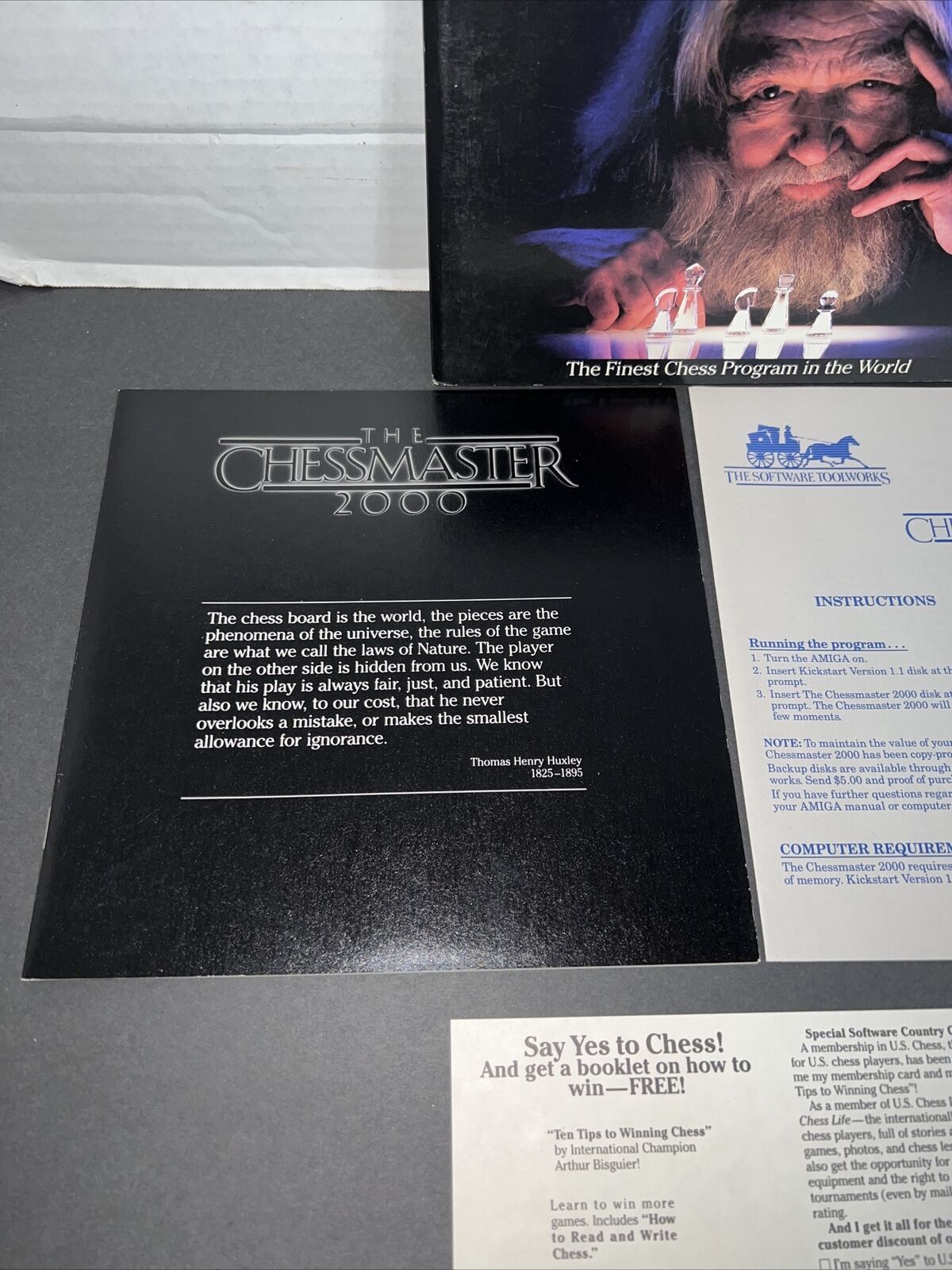 The Chessmaster 2000 (Amiga 500,1000), 1986 The Software Toolworks