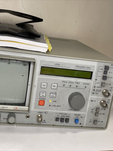 Promax MC-677 Sat TV Spectrum Analyser TV Meter - selten - Bild 5 von 21