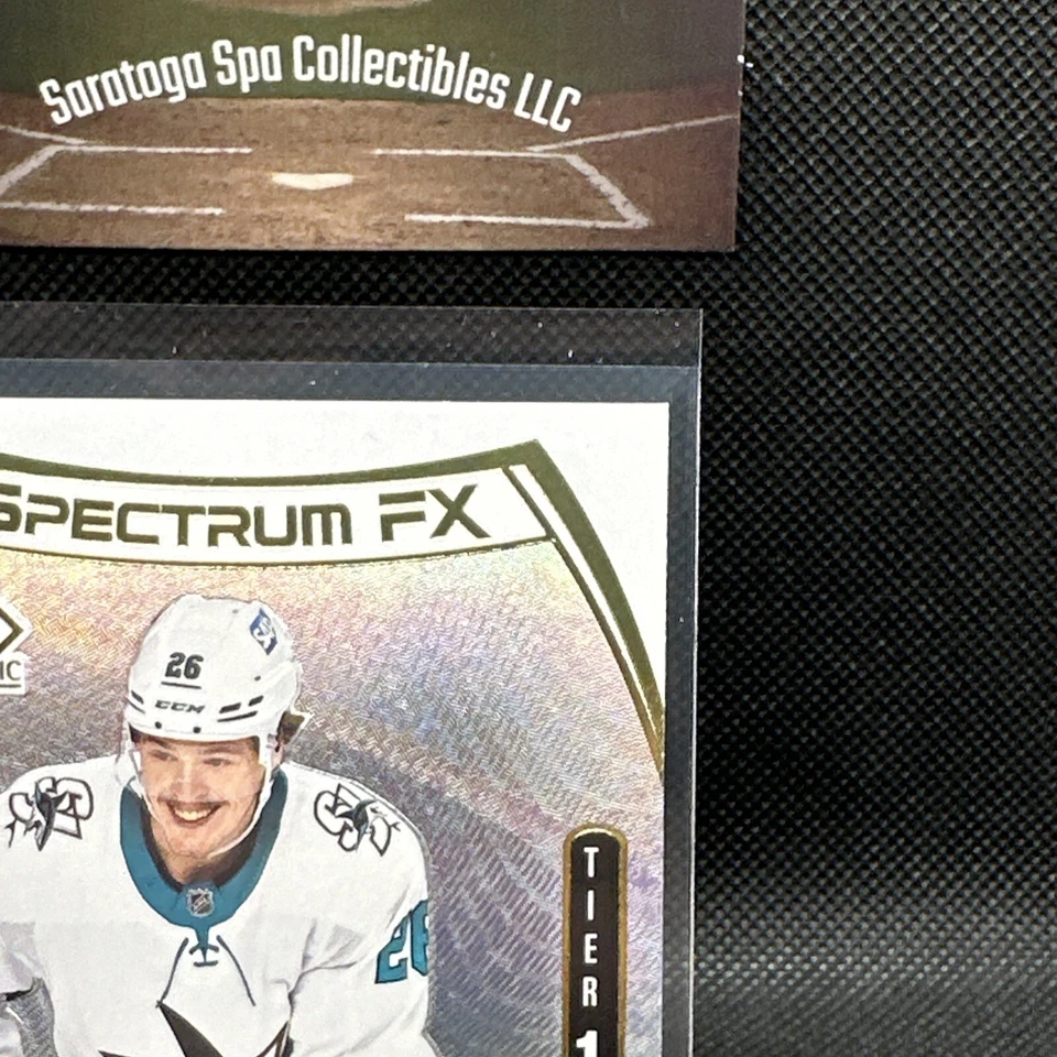 21-22 SP Authentic JASPER WEATHERBY Spectrum FX Tier 1 Future Watch Sharks - Image 4 of 4