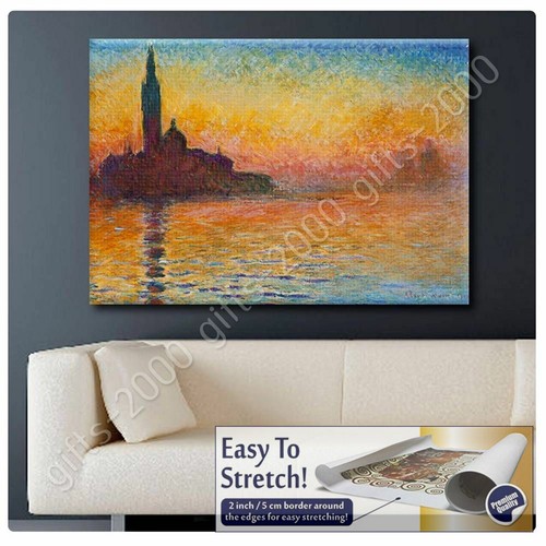 San Giorgio Maggiore von Claude Monet | Leinwand (gerollt) | Wandbild HD Kunstwerk - Bild 4 von 21