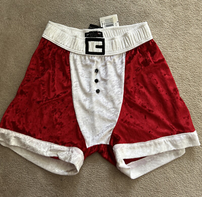 Santa Claus Boxers New NWT Small Men s Women s Shorts T2 Intimo Christmas