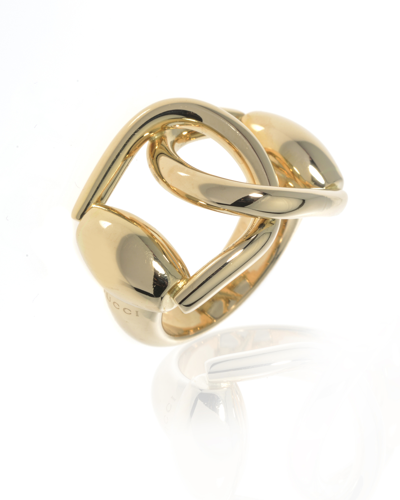 gold gucci ghost ring