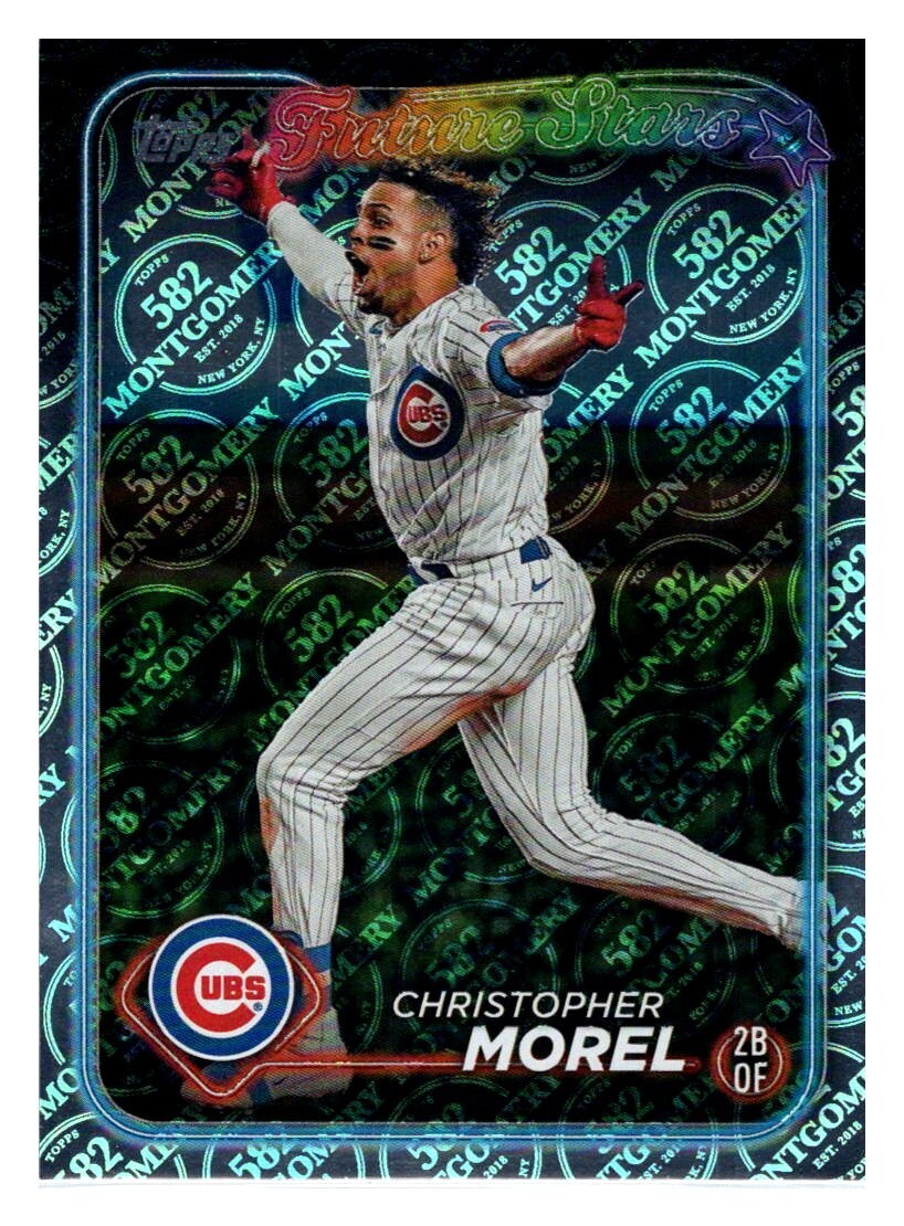 #128 Christopher Morel Chicago Cubs 2024 Topps 582 Montgomery Club Foil