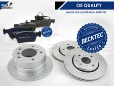 BBD4452 PREMIUM FRONT 300mm VENTED BORG BECK COATED BRAKE DISCS PADS SET