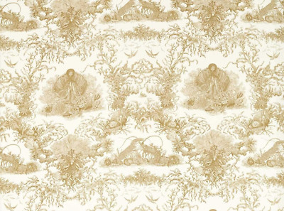 SANDERSON CURTAIN FABRIC DESIGN Monterey Bay 2.2 MTRS INDOOR/OUTDOOR SAND/DOLLAR