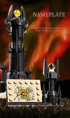Set Costruzione Magic Castle Barad Dur - 969 Pezzi - Lord Of The Rings - Compatibile Lego, Età 12+