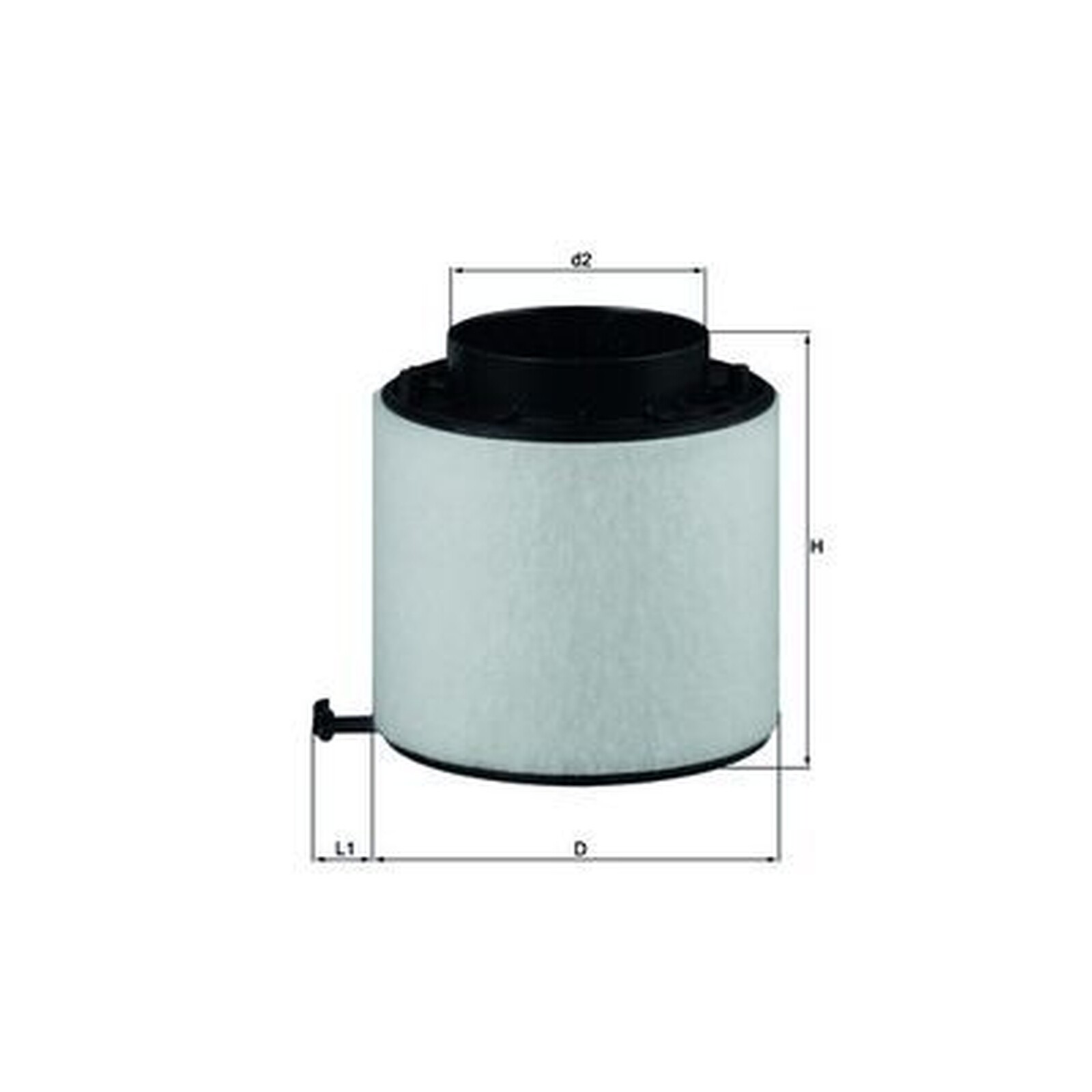 Mahle Air Filter LX2092D fits Audi A4 A5 Q5 - Genuine Part