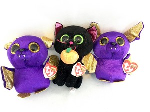 TY Beanie Boos Potion Black Cat Pink Glitter Count Purple Bat Gold Sparkles Lot | eBay