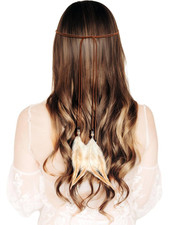 Feather Headband Hippie Headband for Women Hippie Accessories Indian Hair Access