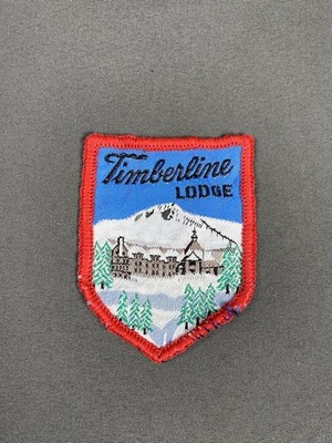 Vintage TIMBERLINE LODGE Mt Hood Oregon Ski Resort Patch