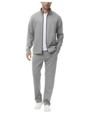 Men's Tracksuits 2 Piece Running Sports Sweatsuits For Men XX-Large Light Gray