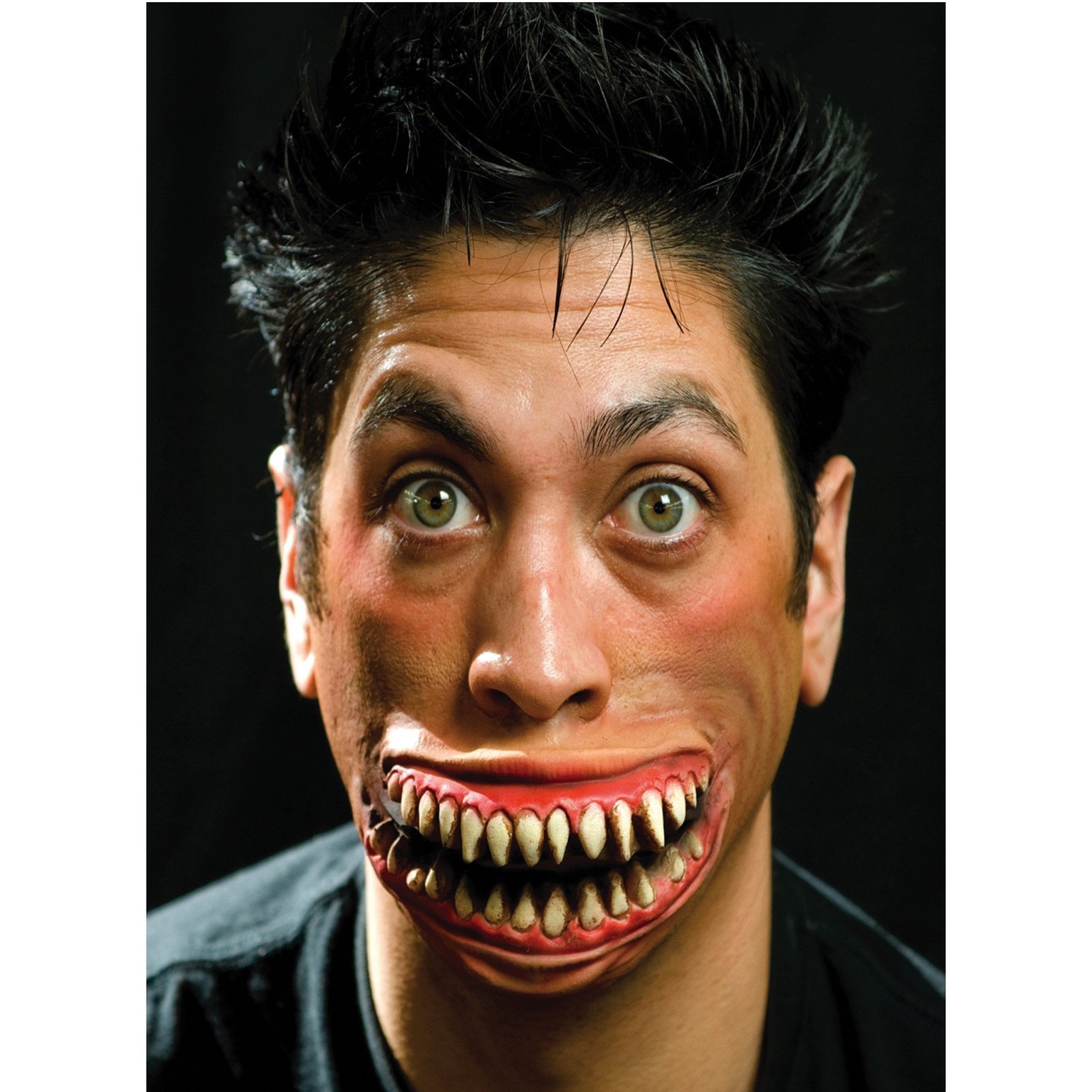 Fancy Dress Halloween Crazy Grin Woochie Latex Appliance
