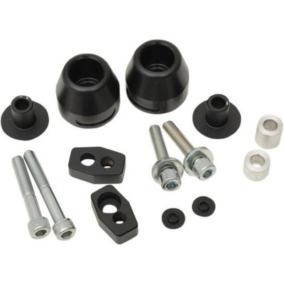 Vortex V3 Frame Sliders BLACK NO CUT Base, Puck & Cap: 2017-2019 GSXS750 SR229