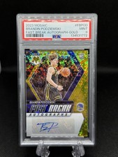 2023 PANINI MOSAIC BRANDIN PODZIEMSKI FAST BREAK AUTO GOLD RC ROOKIE /10 PSA 9