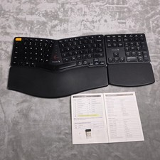 ProtoArc EK04 Ergonomic Keyboard Wireless RF Split W/ Numeric Keypad Black