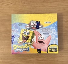 2025 Topps Spongebob Squarepants Hobby Box Chrome 25th Anniversary Cards