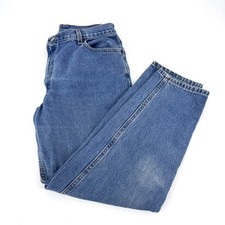 Vintage Levi s 550 Relaxed Fit Tapered Leg Jeans Size 14 S Y2K 90s USA