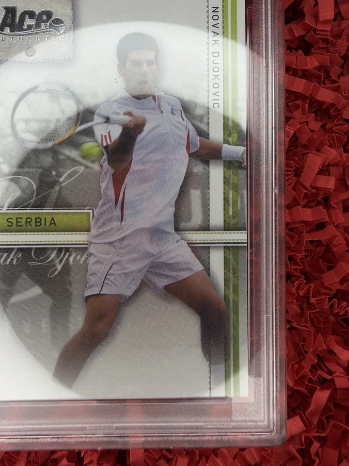 Novak Djokovic ROOKIE PSA 10 - 2007 Ace Authentic Straight Sets - Image 4 of 4