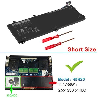 Battery for Dell Precision 5510 5520 5530 5540 XPS 15 9560 9550