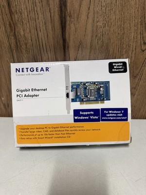 Netgear Gigabit Ethernet PCI Adapter GA311 Open box