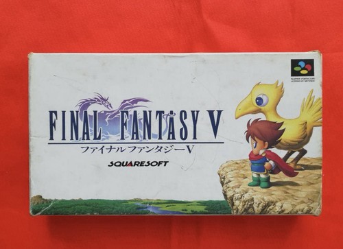 Final Fantasy V (SFC) Box & Handbuch enthalten - Japanische Version Super Famicom