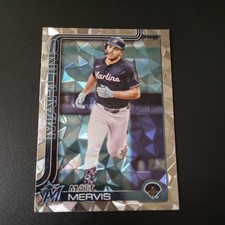 MATT MERVIS TOPPS UPDATE SILVER DIAMANTE FOIL MARLINS #US-68 MLB BASEBALL CARD