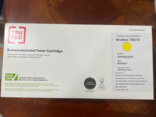 Remanufacturer Brother TN-315Y High Yield Yellow Toner Cartridge New