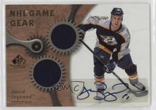 2005-06 SP Game Used Edition NHL Gear 1/10 David Legwand #AG-DL Auto 0uj7