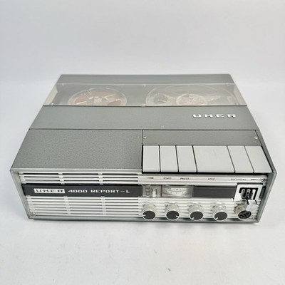 UHER 4000 Report-L Reel to Reel Tape Recorder Untested w/ Case Vintage