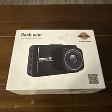 4K Ultra HD Dash Cam 3840x2160 Wide Angle Lens Car Recorder USED