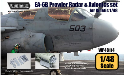 Grumman EA-6B Prowler Radar & Avionics Set  - Wolfpack  WP48114 skala 1/48