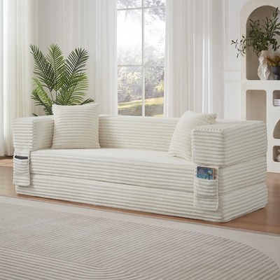 Convertible Sofa Bed for Small Spaces Futon Couch Foldable Mattress Apartments