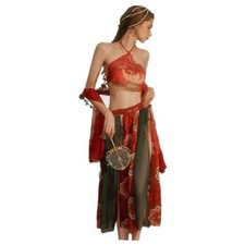 Chinese Lingerie Set Collection:Exotic Costume for Medium Green