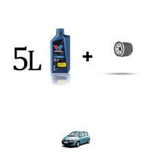 Kit filtro olio e 5L per Renault Scenic II / Grand Scenic 1.5 Dci 63kw Dal 2005
