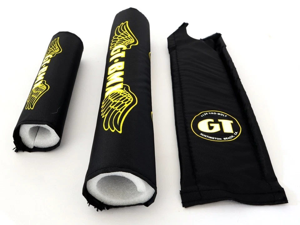 GT 3 Piezas BMX Padset con Espuma Negro/Amarillo Foto 3 de 4