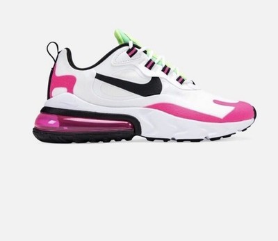 Nike Air Max 270 React Hyper Pink New Running Sneakers Size 8W/6.5M CJ0619-101