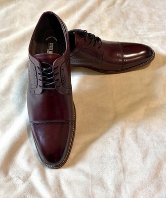 burgundy stacy adams dress shoes Stacy Adams Men's Stellar Plain Toe Glitter Slip On