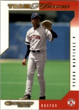 2003 Donruss Team Heroes Glossy #68 Pedro Martinez Boston Red Sox HOF