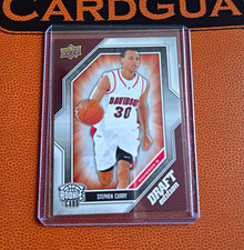 Upper Deck Draft Edition Stephen Curry Davidson Wildcats Rookie #34 Card. rookie card picture