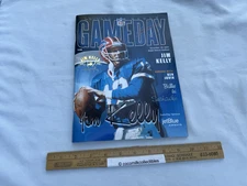 Vintage Nov 18 2001 Buffalo Bills Game Day Program Jim Kelly Commemorative Issue