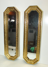 Pair Of Vintage Homco Home Interiors Octagon Gold Accent Mirrors Mcm Pair Of Vintage Homco Home Interiors Octagon Gold Accent Mirrors Mcm
