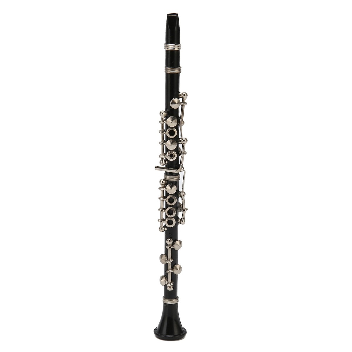 Modello Mini Clarinetto 16cm - Decorazione Per Casa, Scrivania, Dollhouse, Regalo Per Musicisti - Foto 5