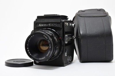 *Exc+5* KOWA SIX Black Film Camera 85mm F/2.8 From Japan #4679